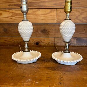 Antique Milkglass Lamps